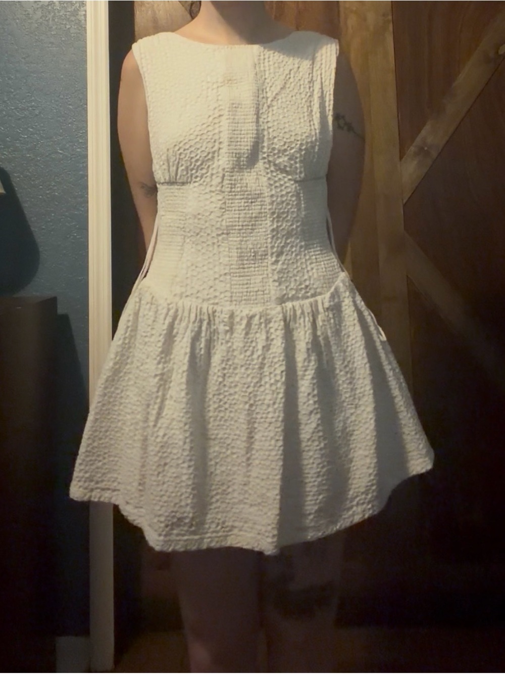 Free people Aniston Mini dress Ivory